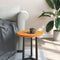 vidaXL Table Top Round Wax Brown Ø40x2.5 cm Solid Wood Pine