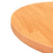 vidaXL Table Top Round Wax Brown Ø50x2.5 cm Solid Wood Pine