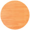 vidaXL Table Top Round Wax Brown Ø80x2.5 cm Solid Wood Pine