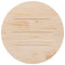 vidaXL Table Top Round Wax Brown Ø80x2.5 cm Solid Wood Pine