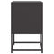 vidaXL Bedside Cabinets 2 pcs Black 36x39x60.5 cm Steel