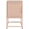 vidaXL Bedside Cabinets 2 pcs Pink 36x39x60.5 cm Steel