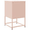 vidaXL Bedside Cabinets 2 pcs Pink 36x39x60.5 cm Steel