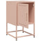 vidaXL Bedside Cabinets 2 pcs Pink 36x39x60.5 cm Steel