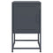 vidaXL Bedside Cabinets 2 pcs Anthracite 36x39x60.5 cm Steel