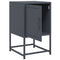vidaXL Bedside Cabinets 2 pcs Anthracite 36x39x60.5 cm Steel