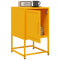 vidaXL Bedside Cabinet Mustard Yellow 36x39x60.5 cm Steel