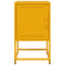 vidaXL Bedside Cabinet Mustard Yellow 36x39x60.5 cm Steel
