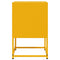 vidaXL Bedside Cabinet Mustard Yellow 36x39x60.5 cm Steel