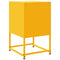 vidaXL Bedside Cabinet Mustard Yellow 36x39x60.5 cm Steel