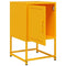 vidaXL Bedside Cabinet Mustard Yellow 36x39x60.5 cm Steel