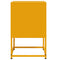 vidaXL Bedside Cabinets 2 pcs Mustard Yellow 36x39x60.5 cm Steel