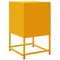 vidaXL Bedside Cabinets 2 pcs Mustard Yellow 36x39x60.5 cm Steel