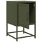 vidaXL Bedside Cabinets 2 pcs Olive Green 36x39x60.5 cm Steel