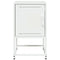 vidaXL Bedside Cabinets 2 pcs White 36x39x60.5 cm Steel