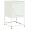 vidaXL Bedside Cabinets 2 pcs White 36x39x60.5 cm Steel