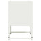 vidaXL Bedside Cabinets 2 pcs White 36x39x60.5 cm Steel