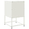 vidaXL Bedside Cabinets 2 pcs White 36x39x60.5 cm Steel