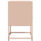 vidaXL Bedside Cabinet Pink 36x39x60.5 cm Steel