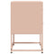 vidaXL Bedside Cabinets 2 pcs Pink 36x39x60.5 cm Steel