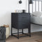 vidaXL Bedside Cabinet Anthracite 36x39x60.5 cm Steel