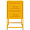 vidaXL Bedside Cabinet Mustard Yellow 36x39x60.5 cm Steel