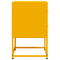 vidaXL Bedside Cabinet Mustard Yellow 36x39x60.5 cm Steel
