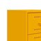vidaXL Bedside Cabinet Mustard Yellow 36x39x60.5 cm Steel