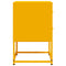 vidaXL Bedside Cabinets 2 pcs Mustard Yellow 36x39x60.5 cm Steel
