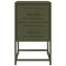 vidaXL Bedside Cabinets 2 pcs Olive Green 36x39x60.5 cm Steel