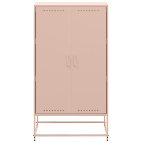vidaXL Highboard Pink 68.5x38.5x123.5 cm Steel