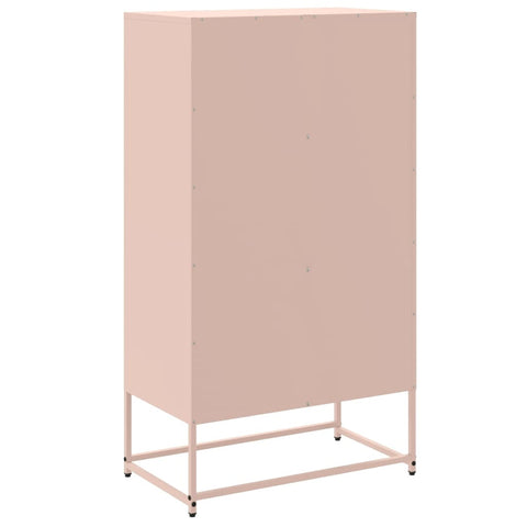 vidaXL Highboard Pink 68.5x38.5x123.5 cm Steel
