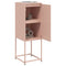 vidaXL Highboard Pink 36x39x107 cm Steel