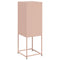 vidaXL Highboard Pink 36x39x107 cm Steel