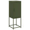 vidaXL Highboard Olive Green 36x39x107 cm Steel