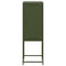 vidaXL Highboard Olive Green 36x39x107 cm Steel
