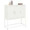 vidaXL Highboard White 100.5x39x107 cm Steel