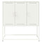 vidaXL Highboard White 100.5x39x107 cm Steel