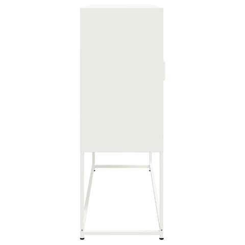 vidaXL Highboard White 100.5x39x107 cm Steel