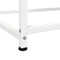 vidaXL Highboard White 100.5x39x107 cm Steel