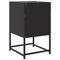 vidaXL Bedside Cabinets 2 pcs Black 36x39x60.5 cm Steel