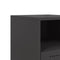 vidaXL Bedside Cabinets 2 pcs Black 36x39x60.5 cm Steel
