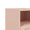 vidaXL Bedside Cabinets 2 pcs Pink 36x39x60.5 cm Steel