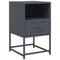 vidaXL Bedside Cabinets 2 pcs Anthracite 36x39x60.5 cm Steel