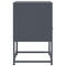vidaXL Bedside Cabinets 2 pcs Anthracite 36x39x60.5 cm Steel