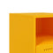 vidaXL Bedside Cabinets 2 pcs Mustard Yellow 36x39x60.5 cm Steel