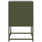 vidaXL Bedside Cabinets 2 pcs Olive Green 36x39x60.5 cm Steel