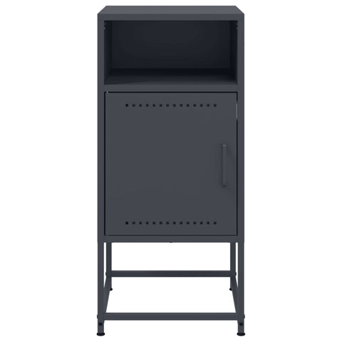 vidaXL Bedside Cabinets 2 pcs Anthracite 36x39x78 cm Steel