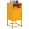 vidaXL Bedside Cabinets 2 pcs Mustard Yellow 36x39x78 cm Steel