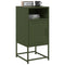 vidaXL Bedside Cabinets 2 pcs Olive Green 36x39x78 cm Steel